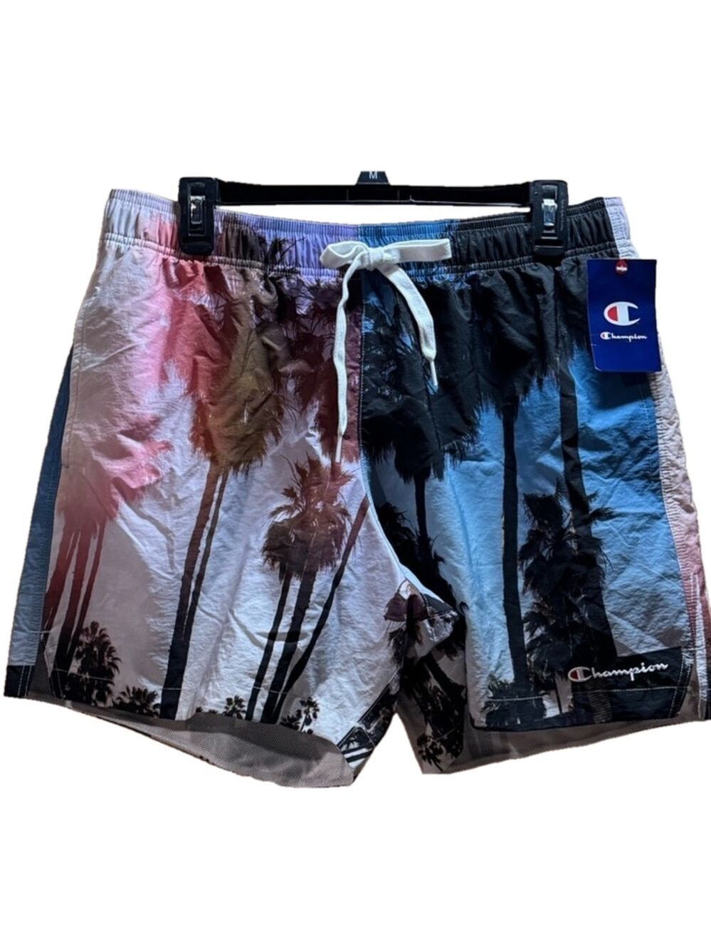 Champion Men's Large Multicolor Palm Tree Shorts NWT